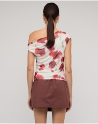 Staple the Label - Lumi Mesh Top
