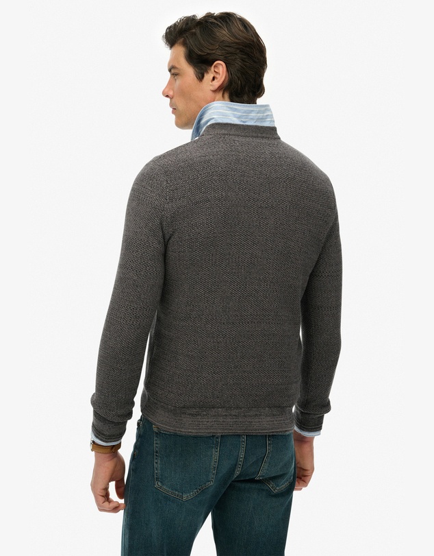 Superdry - Light Weight Cotton Texture Jumper