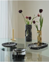 Greg Natale - Pietra Brass Vase Lacquered
