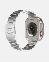 Friendie - Stainless Steel Link Bracelet Band (Ultra Style) - Sydney Ultra - Apple Watch Compatible