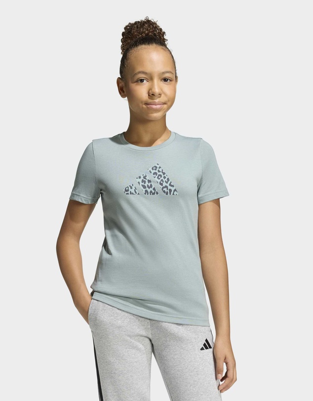 adidas Sportswear - Junior Girls Animal Print Graphic Tee