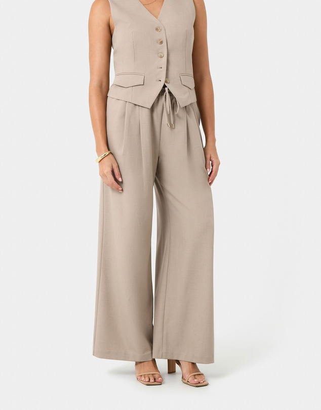 Forcast - Abel Elastic Waist Relaxed Pants