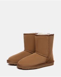 EVERAU - EverAU Ugg Short Classic Suede Cow Suede Upper UGG Boots