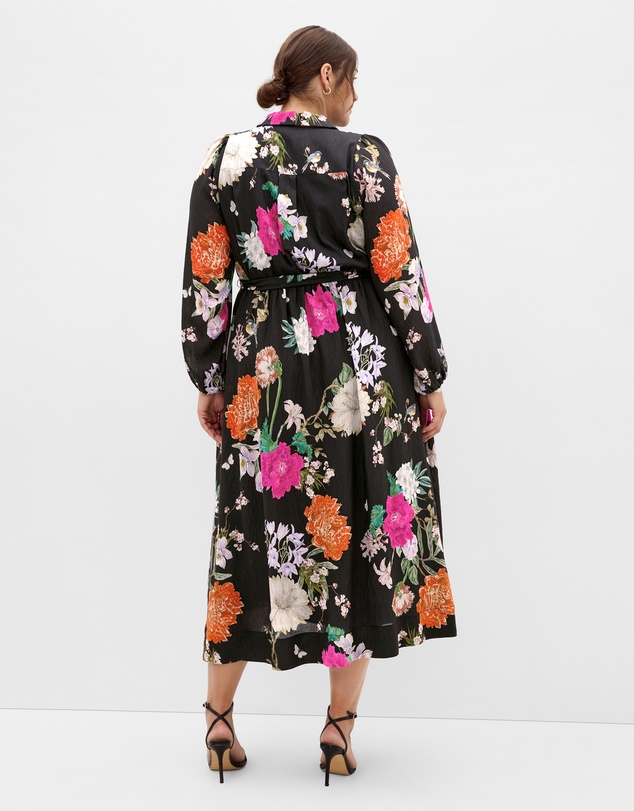 City Chic - Mary Botanique Floral Dress