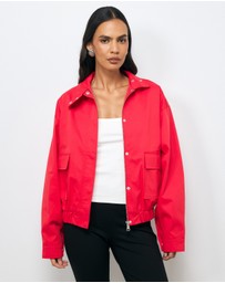 AERE - Ines Funnel Neck Bomber