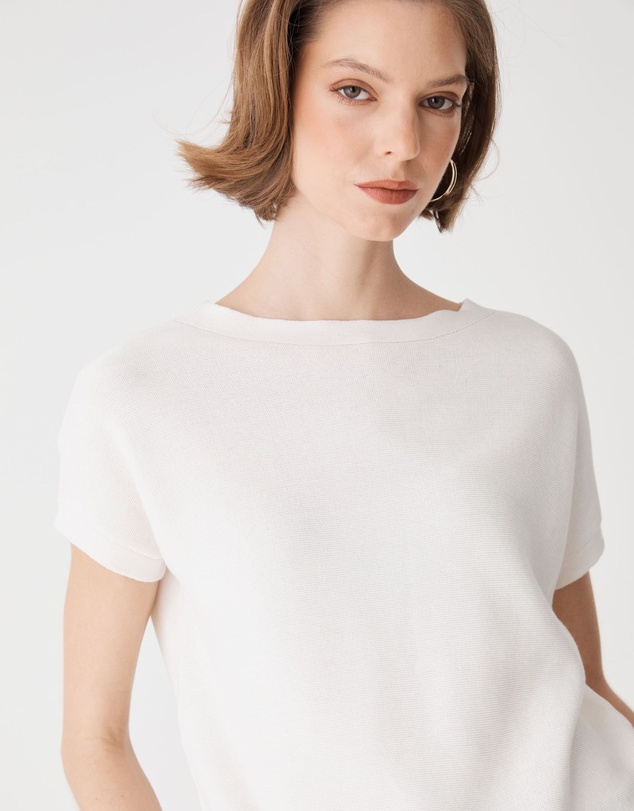 Forcast - Brandy Relaxed Cotton Knit Top