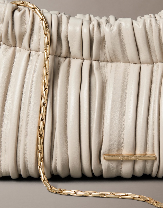 Calvin Klein - Mini Plissé Chain Crossbody Bag
