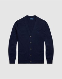 Polo Ralph Lauren - Slim Fit Washable Wool V-Neck Cardigan