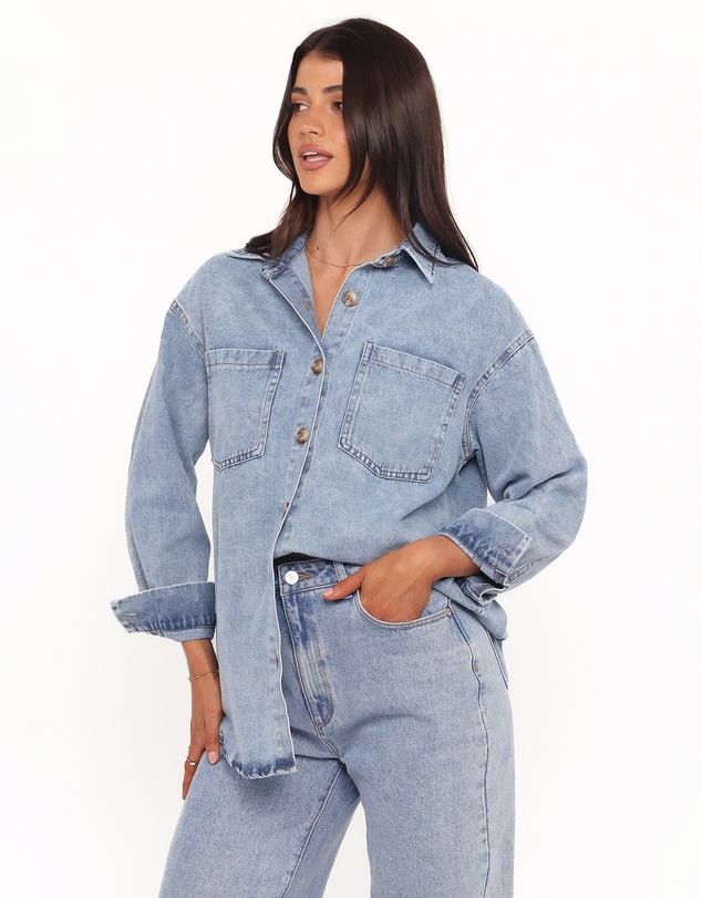 Petal & Pup - Anicia Denim Shirt - Light