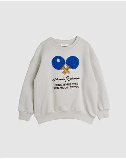 Mini Rodini - Table Tennis Chenille Sweatshirt - Babies-Teens