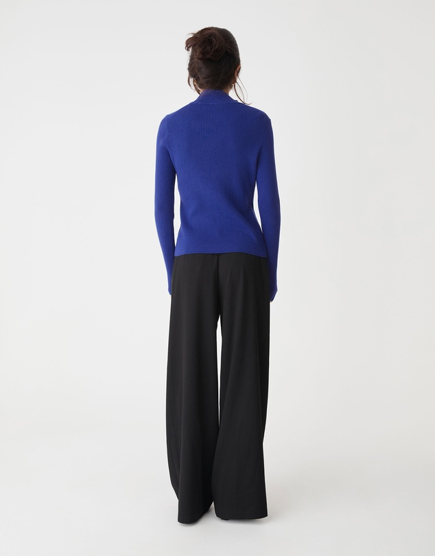 Forcast - Blake Ribbed Zip Cardigan
