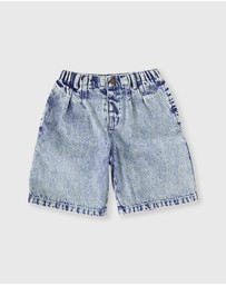 Goldie + Ace - Kirby Relaxed Denim Shorts - Babies-Kids