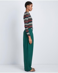 Proenza Schouler White Label - Mae Top In Striped Jersey