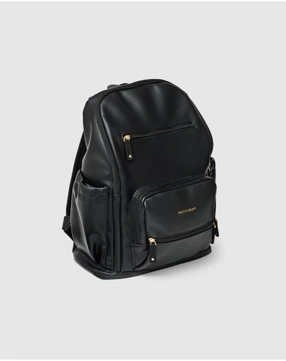 Pretty Brave - CHLOE BACKPACK Black Pebbled