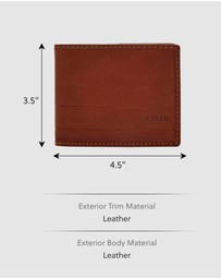 Fossil - Lufkin Brown Wallet