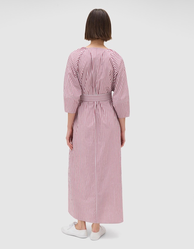 Oroton - Lace Detail Stripe Dress