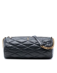 Pre-Loved by Azura Reborn - Pre-Loved Small Quilted Lambskin Sade Tube Bag