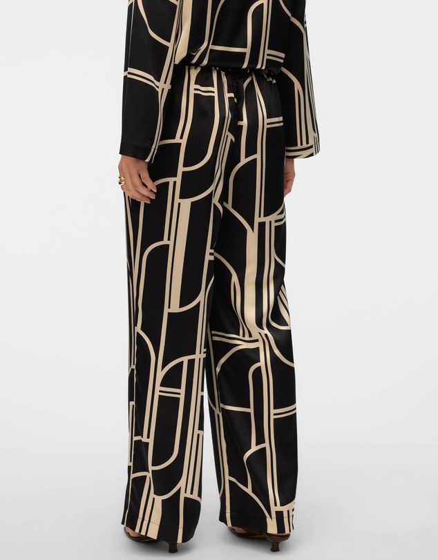 Vero Moda - Hadley Printed Wide-Leg Pants