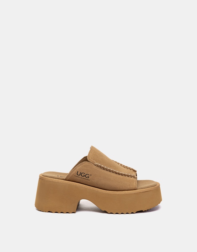 EVERAU - Australian Shepherd Ugg Haive Cow Suede Upper Loafer Oxfords Flats