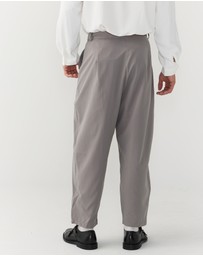 Justin Cassin - Tian Cross Pleated Pants