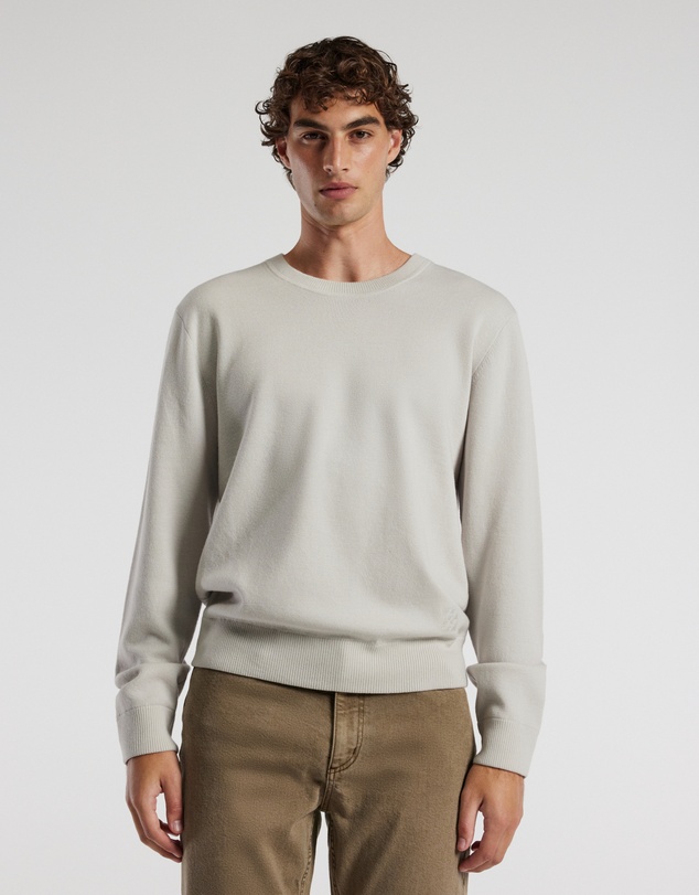 Calibre - Crew Neck Merino Sweater Salt