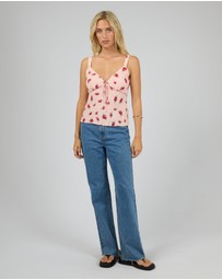 All About Eve - Scarlett Top Print