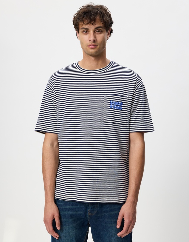 Scotch & Soda - Double Face Jersey Pocket T-Shirt