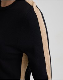 Oxford - Pipper Knitted Contrast Panel Dress