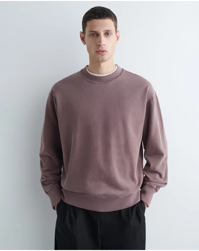 COS - Relaxed Washed-Cotton Sweatshirt