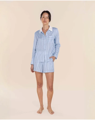Gingerlilly - Birdie Long Sleeve Short Pyjama Set
