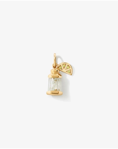 Michael Hill - Salt & Lime Cocktail Duo Pendant with Cubic Zirconia in 18kt Gold Vermeil