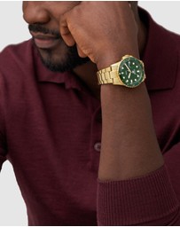 Fossil - Fossil Blue Dive Gold Tone Analogue Watch