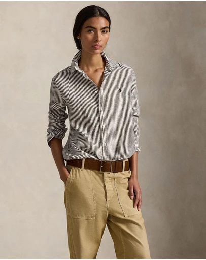 Polo Ralph Lauren - Classic Fit Striped Linen Shirt