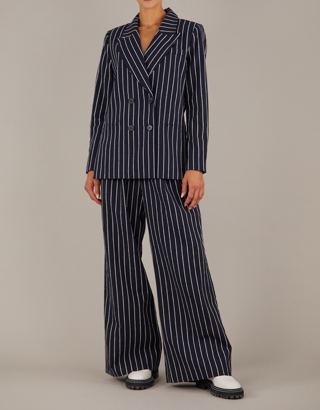 Amelius - Polo Linen Pinstripe Blazer