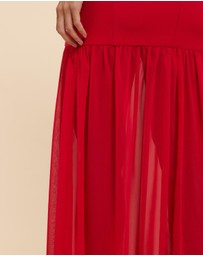 CHANCERY - Luella Scoop Neck Drop Waist Maxi Dress