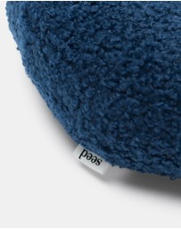 Seed Heritage - Blue Boucle Initial Cushion
