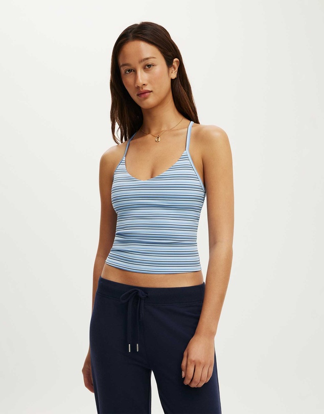 Cotton On Body Active - Ultra Smooth V Neck Racer Back Tank