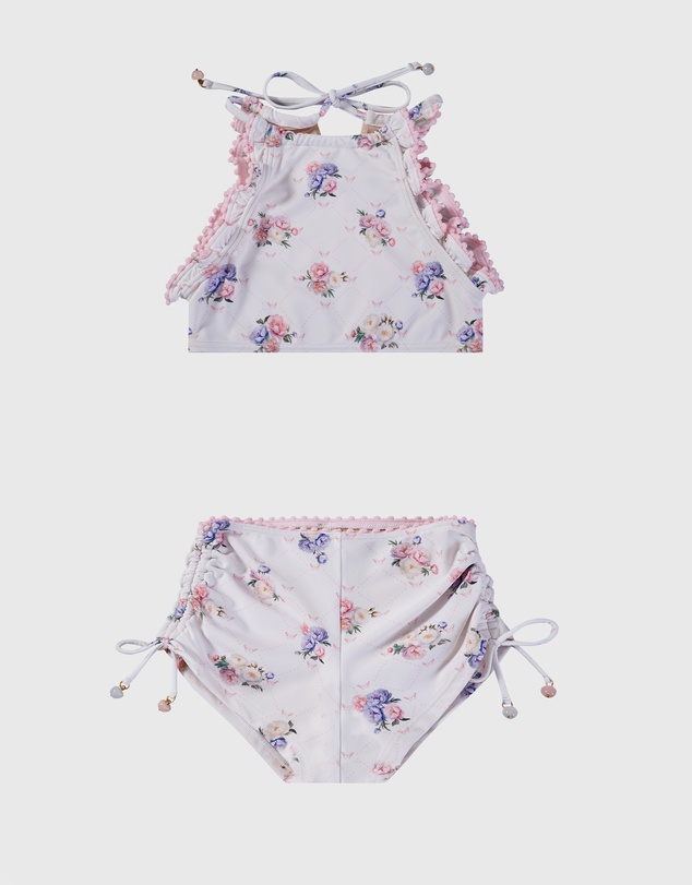 Aqua Blu Kids - Posie Halter Neck Bikini Set - Kids