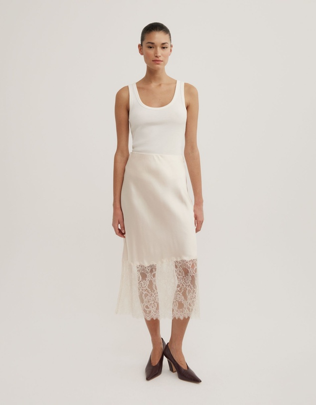 Witchery - Lace Trim Skirt
