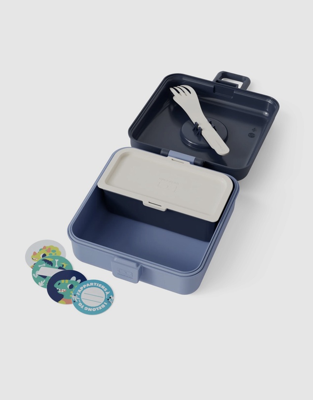 Monbento - Monbento Mb Sandwich Lunch Box Snacky - Blue Infinity