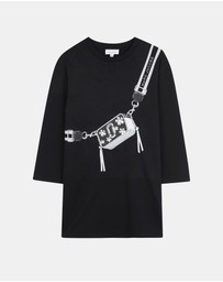 Marc Jacobs - Logo Bag Mini Shirt Dress - Kids-Teens
