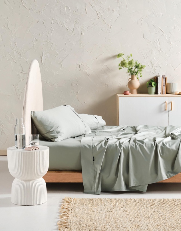 Linen House - Augusta 500THC Cotton Sateen Fitted Sheet