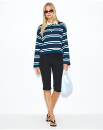 Dazie - Maya Long Sleeve Polo