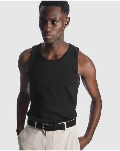 COS - Slim Ribbed Cotton Tank Top