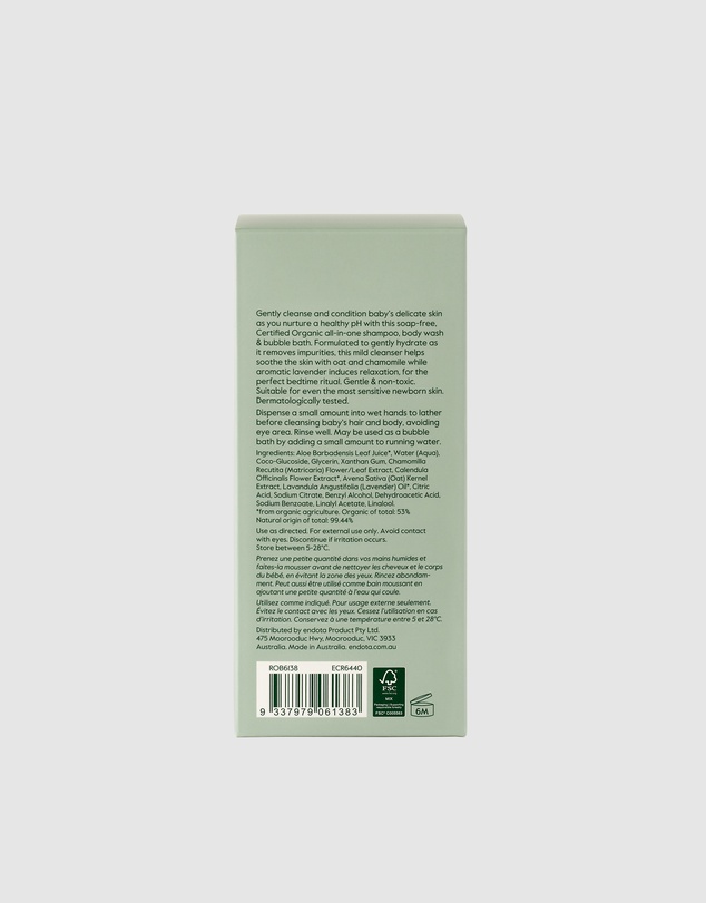 Endota - Organics Mother & Baby - Gentle Baby Wash