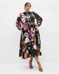 City Chic - Mary Botanique Floral Dress
