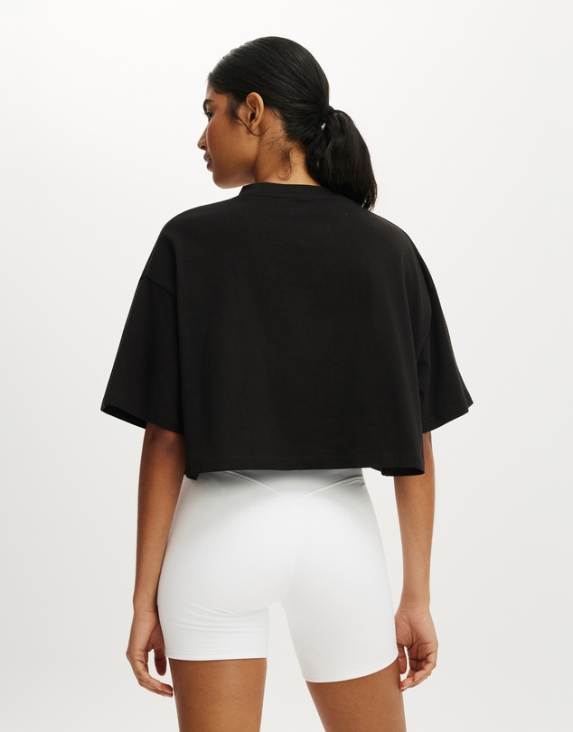 Cotton On Body Active - Cropped Graphic Sporty Tee