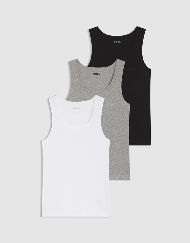 BOSS - 3-Pack Rib Classic Tank Tops