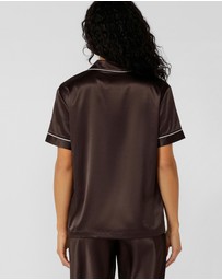 Lorna Jane - Sweet Dreams Satin Short Sleeve Shirt