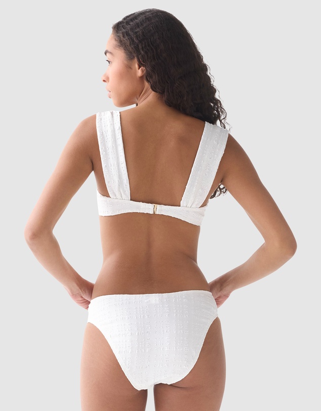 Kate Spade - Seersucker Wide Strap Underwired Padded Bikini Top